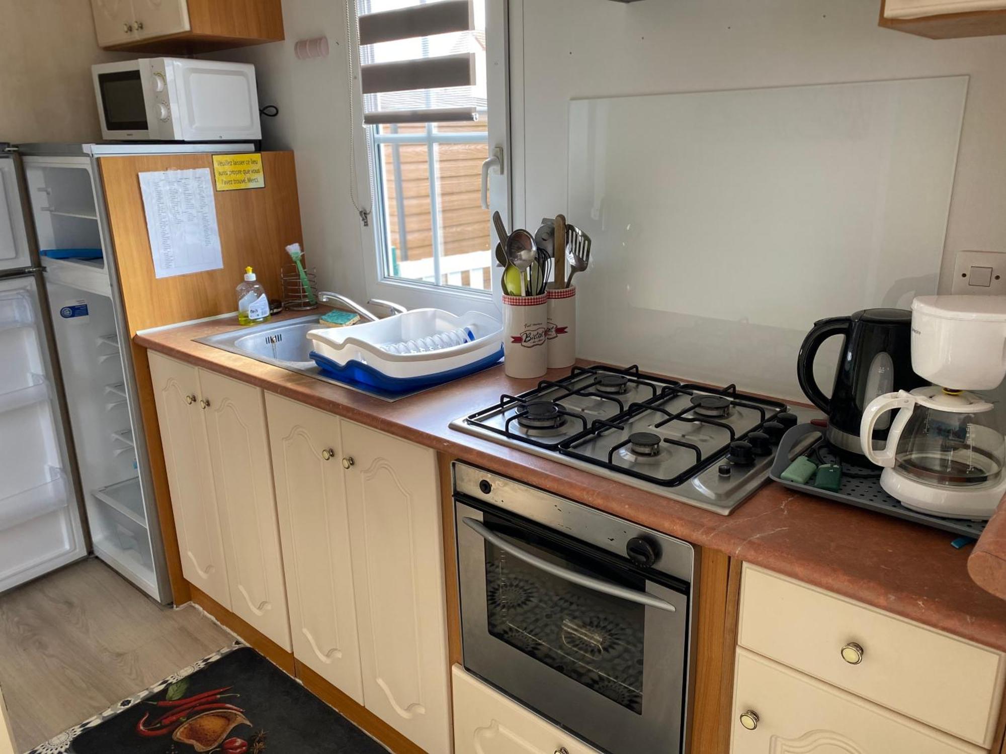 Mobil Home Cristal Biville-sur-Mer エクステリア 写真